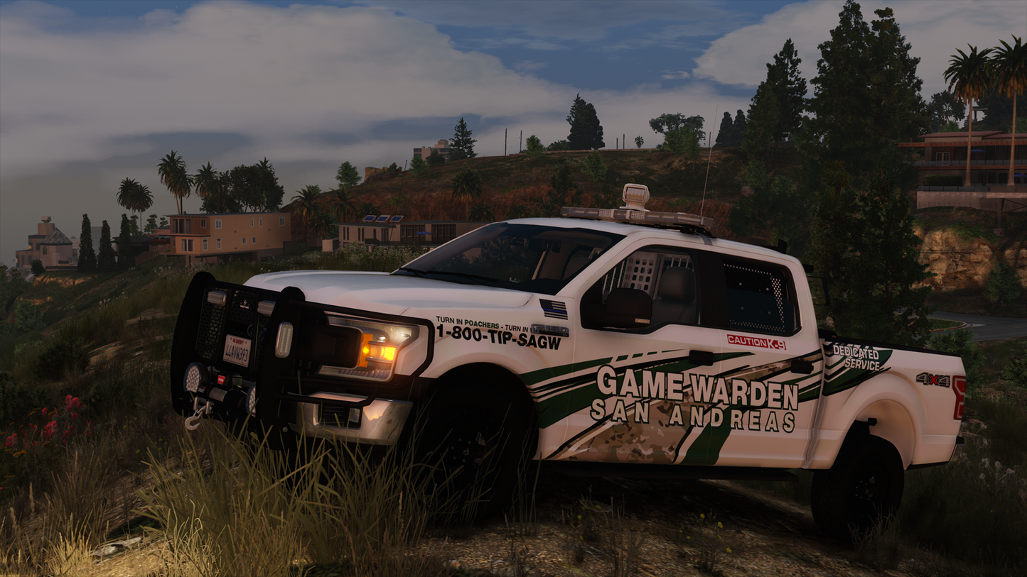 2018 Generic 150 Class Game Warden Truck K9 Variant