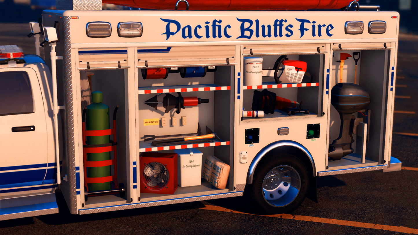 2020 Generic 5500 Class Crew & Single Cab Multifunction Water Rescue Trucks w/ Trailer