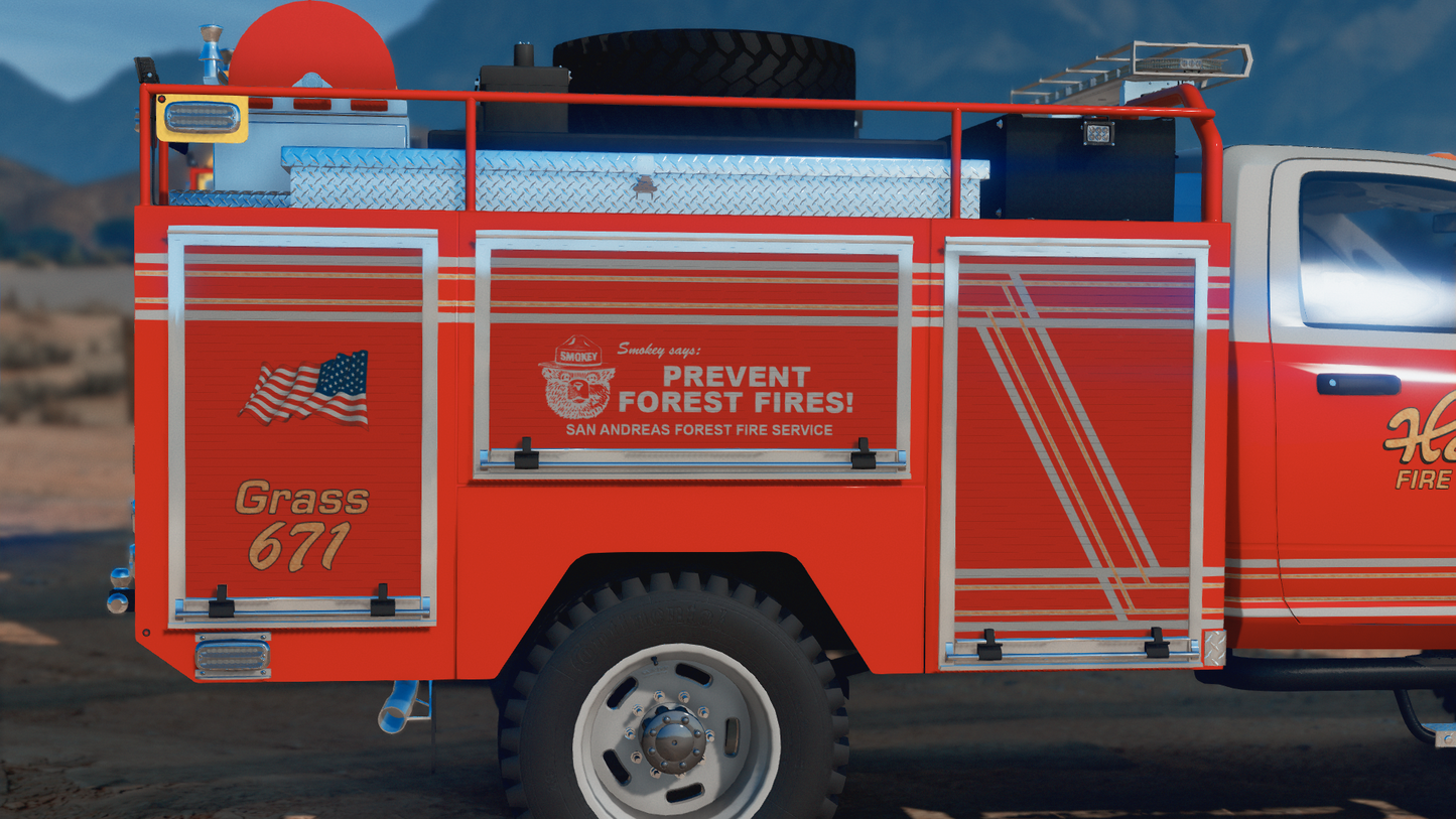 2020 Generic 5500 Class Crew & Single Cab Offroad 4x4 Fire Brush Trucks