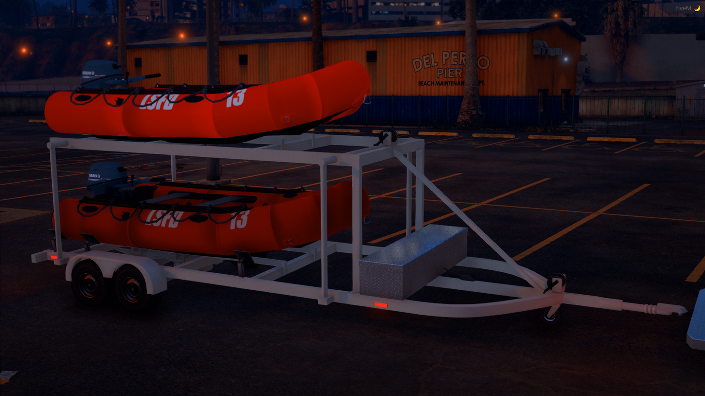 2020 Generic 5500 Class Crew & Single Cab Multifunction Water Rescue Trucks w/ Trailer