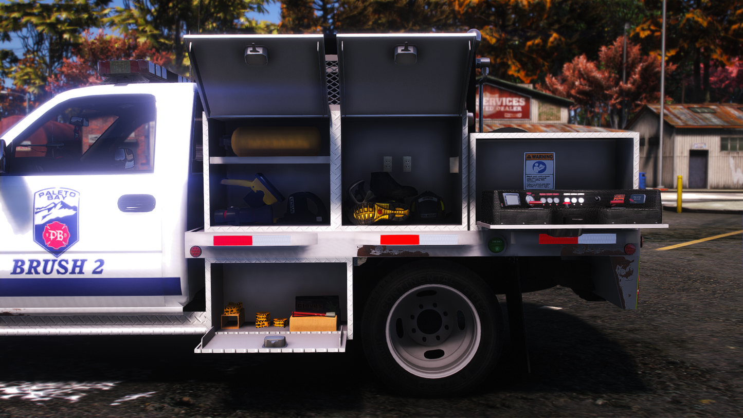 2001 Generic 3500 Class Old School Fire Brush Truck