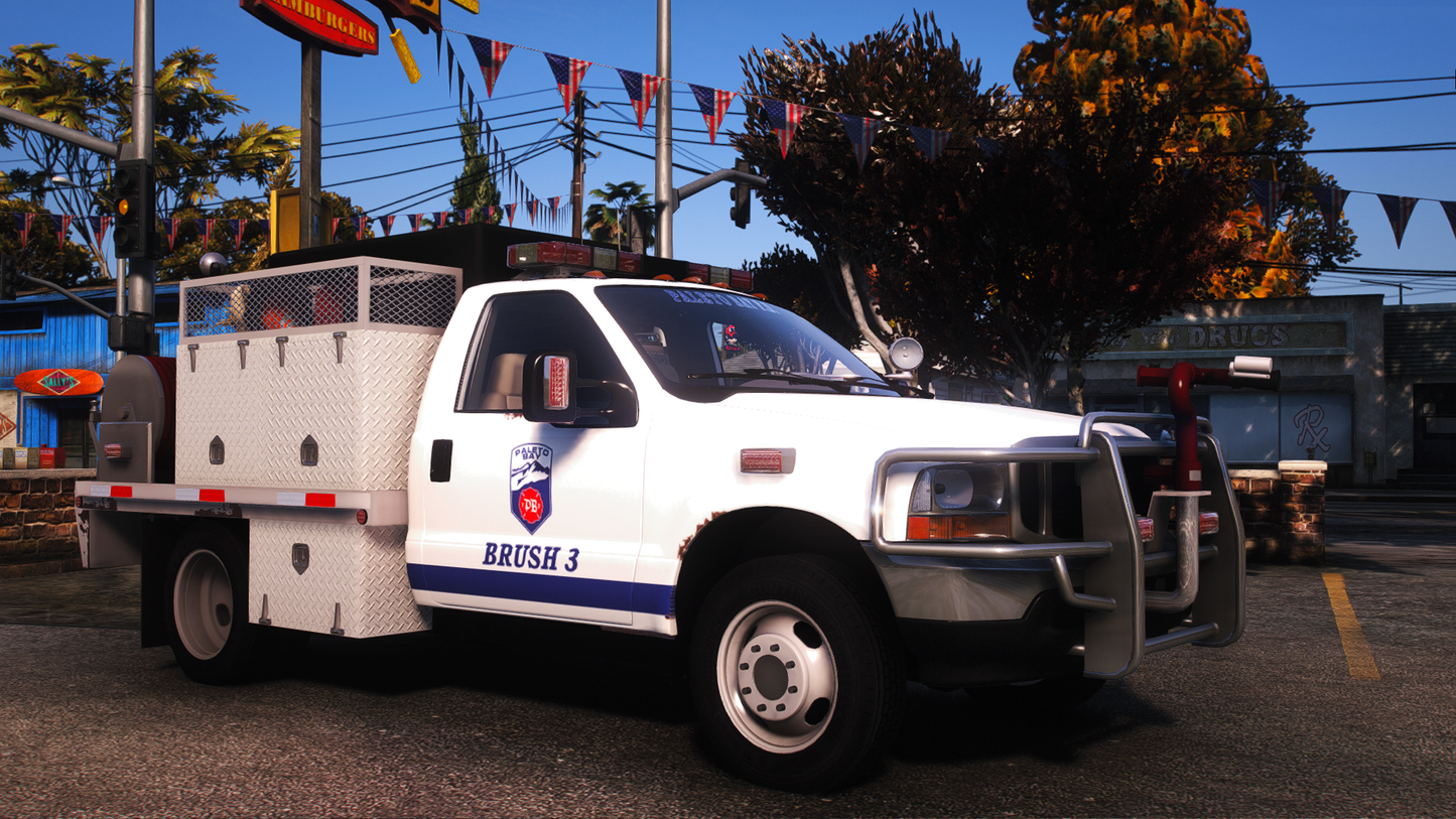 2003 Generic 4500 Class Old School Fire Brush Truck