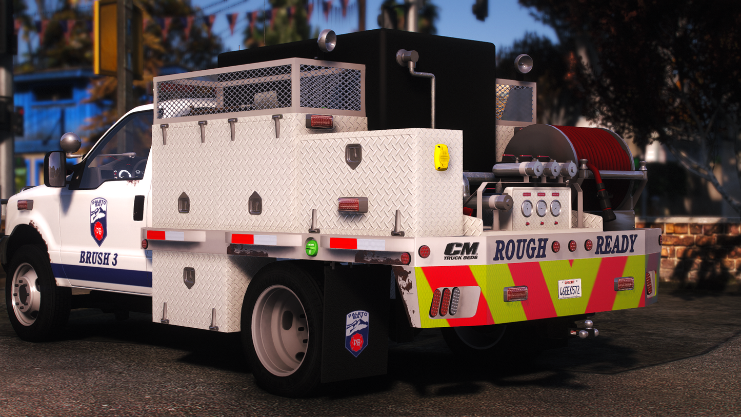 2003 Generic 4500 Class Old School Fire Brush Truck