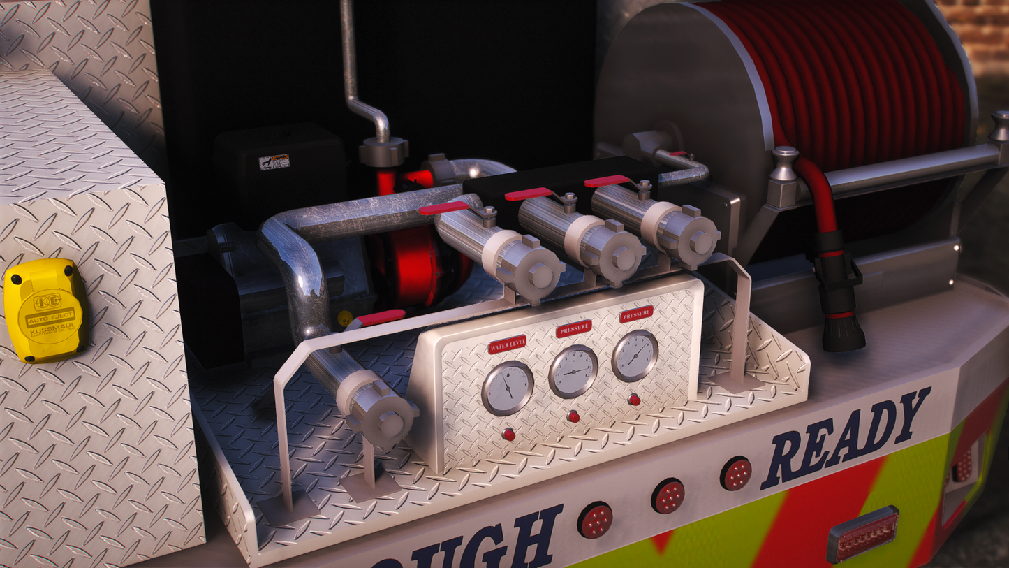 2003 Generic 4500 Class Old School Fire Brush Truck