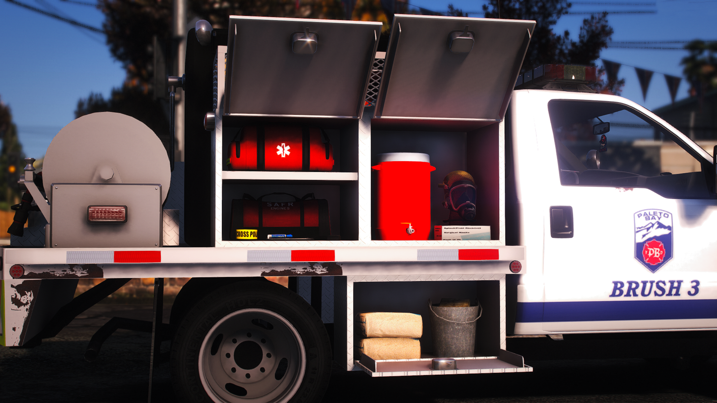 2003 Generic 4500 Class Old School Fire Brush Truck