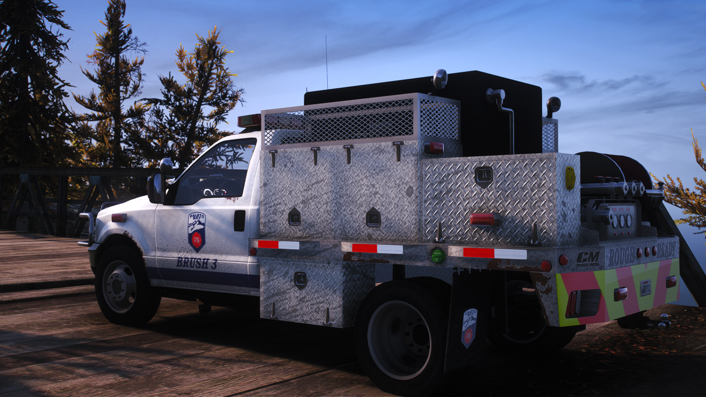 2003 Generic 4500 Class Old School Fire Brush Truck
