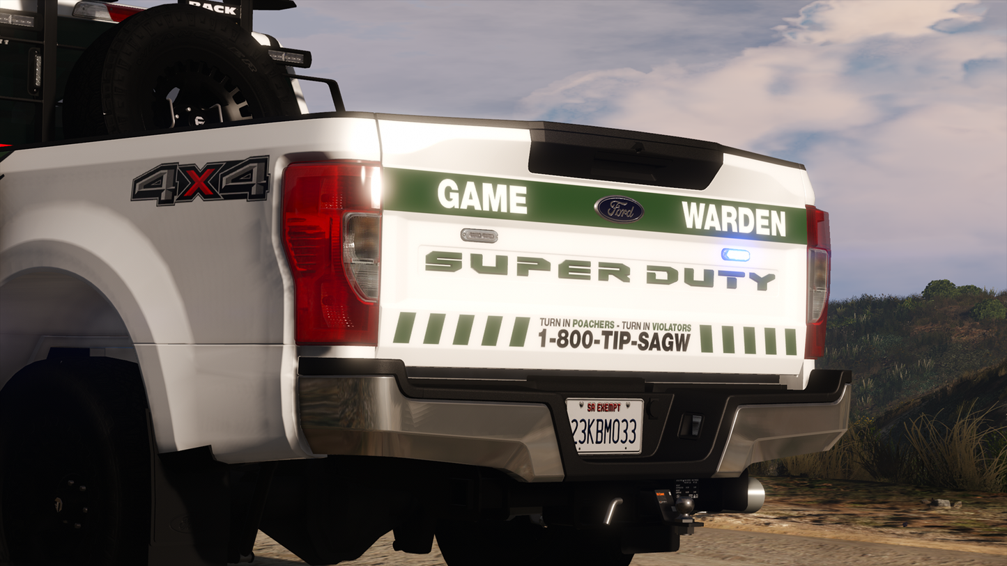 2021 Generic 250 Class Game Warden Truck