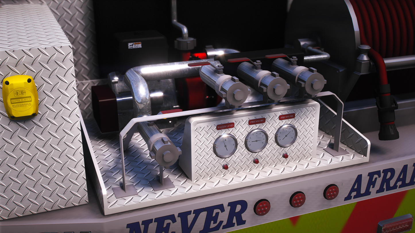 2001 Generic 3500 Class Old School Fire Brush Truck