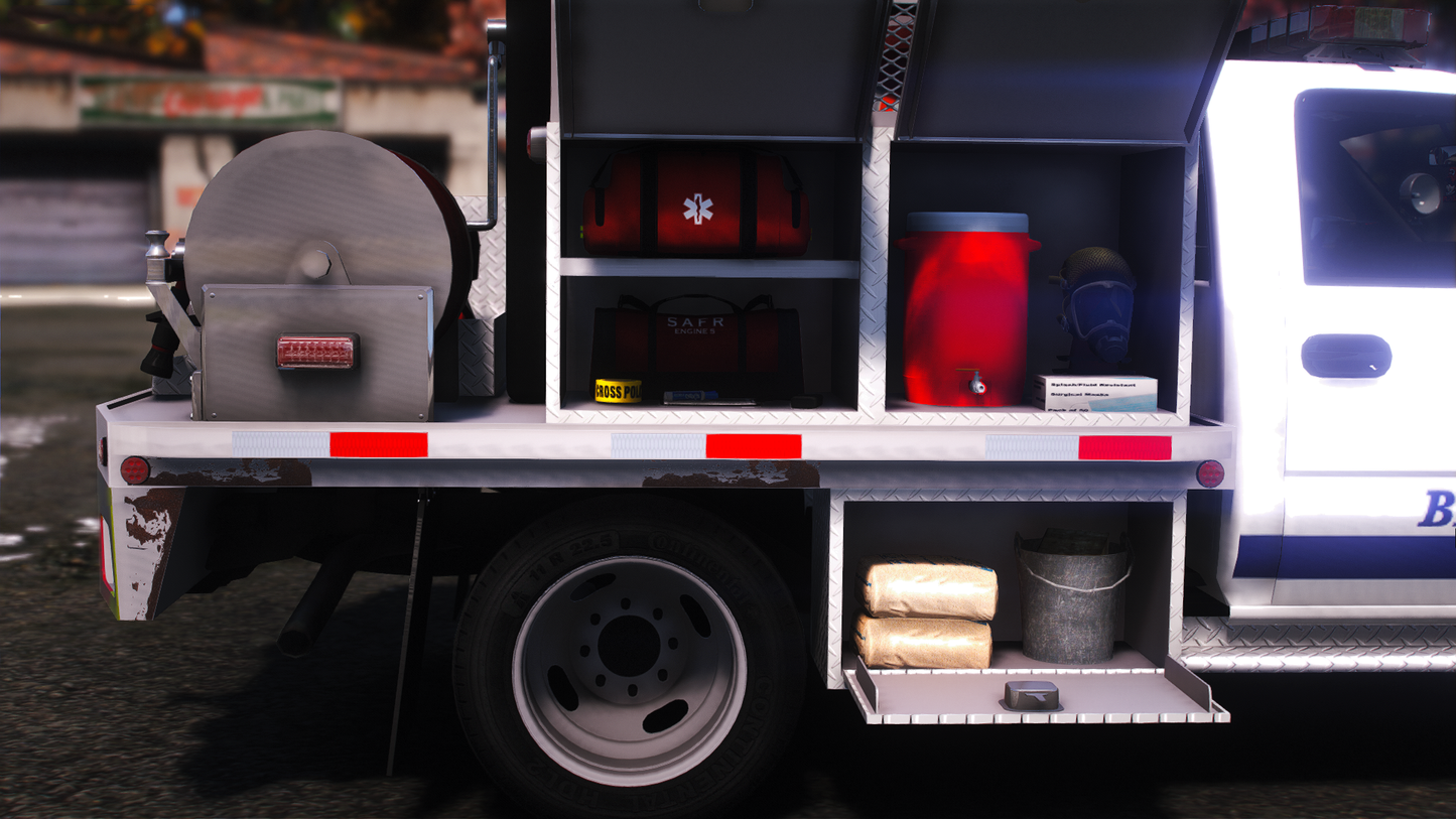 2001 Generic 3500 Class Old School Fire Brush Truck
