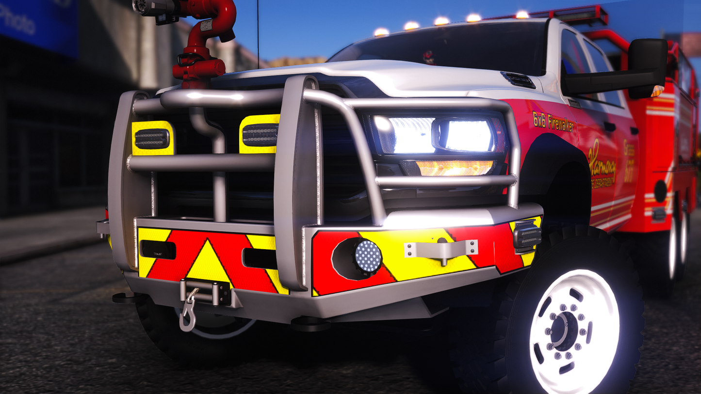 2020 Generic 5500 Class Crew Cab Offroad 6x6 Fire Brush Truck
