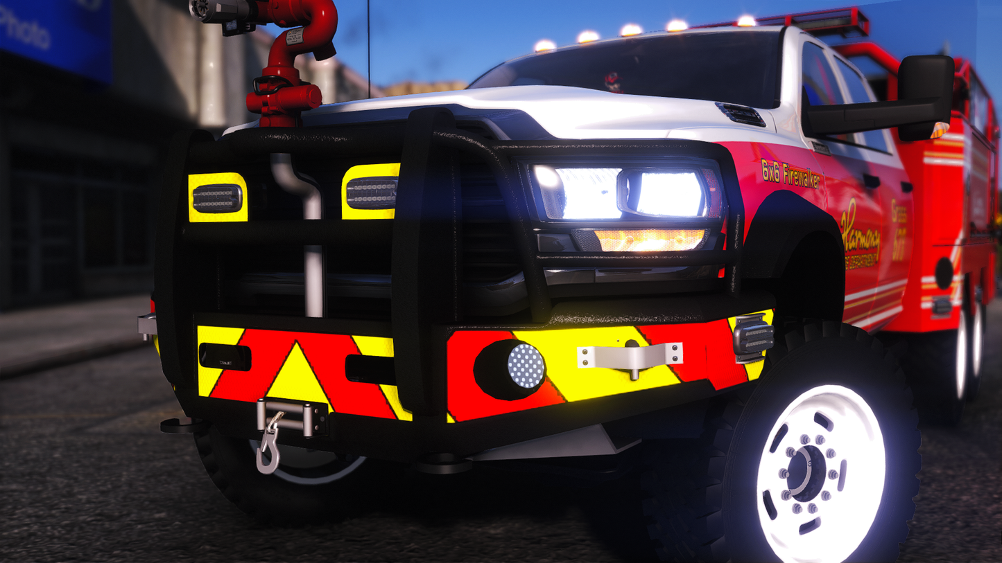 2020 Generic 5500 Class Crew Cab Offroad 6x6 Fire Brush Truck