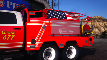 2020 Generic 5500 Class Crew Cab Offroad 6x6 Fire Brush Truck