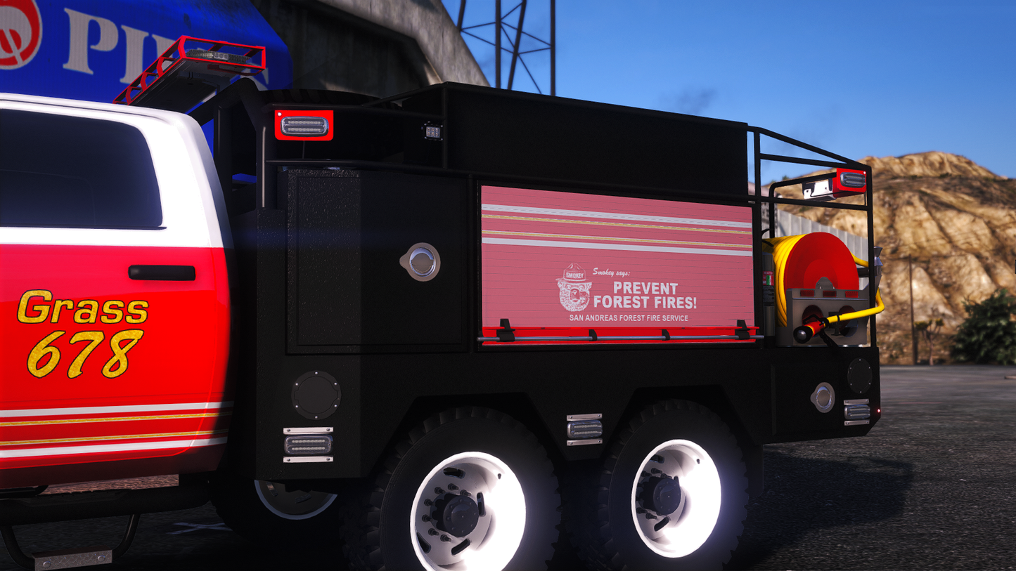 2020 Generic 5500 Class Crew Cab Offroad 6x6 Fire Brush Truck