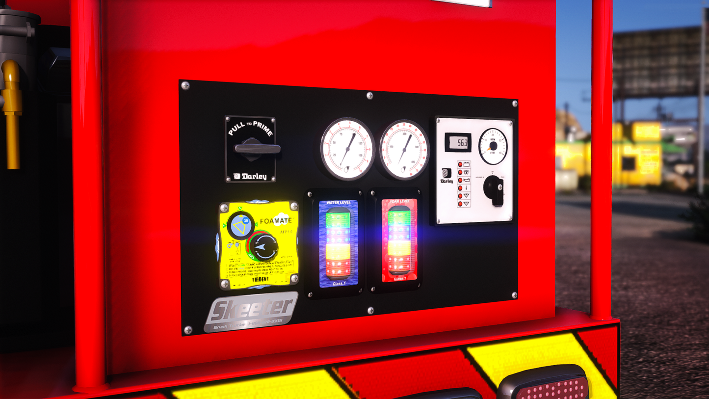 2020 Generic 5500 Class Crew Cab Offroad 6x6 Fire Brush Truck