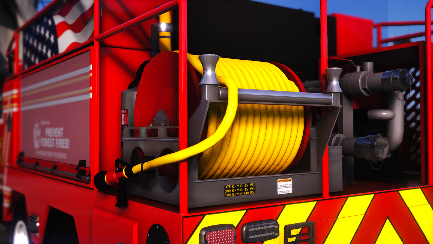 2020 Generic 5500 Class Crew Cab Offroad 6x6 Fire Brush Truck