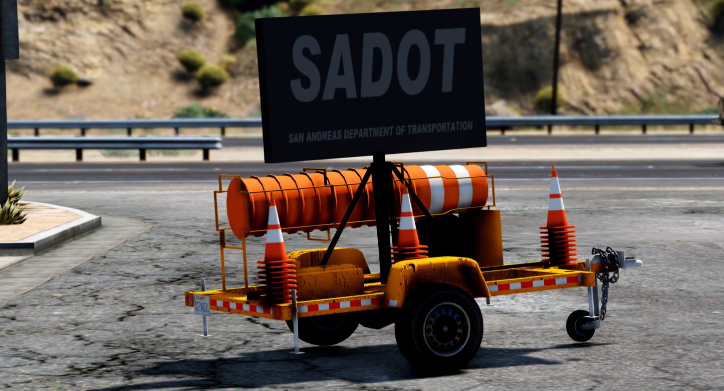 DOT Message Board Trailer